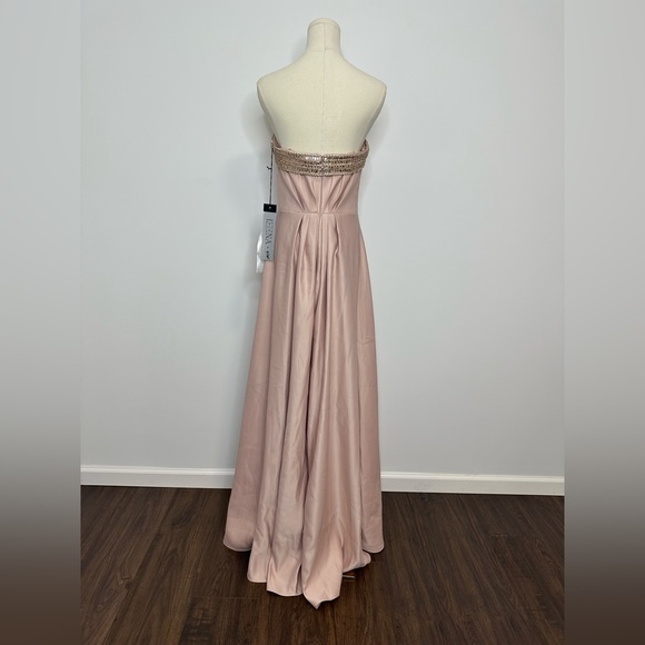 Mac Duggal Ieena Strapless Bead Trimmed Gown - Picture 6 of 16